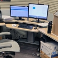 Steelcase Airtouch Sit Stand Height Adjustable Corner Desk